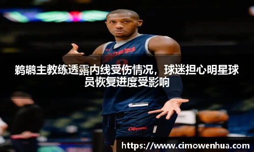 鹈鹕主教练透露内线受伤情况，球迷担心明星球员恢复进度受影响