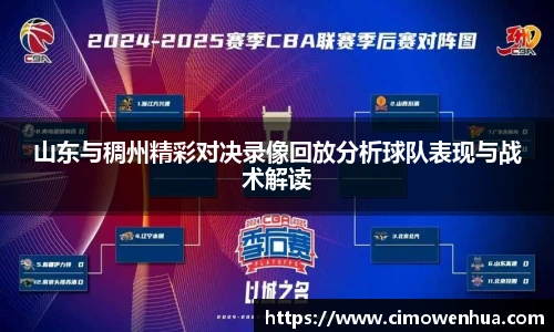 山东与稠州精彩对决录像回放分析球队表现与战术解读